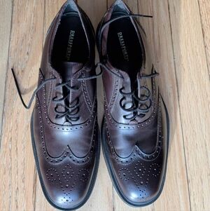 Rockport Dark Brown Leather Men's Oxfords Size 9